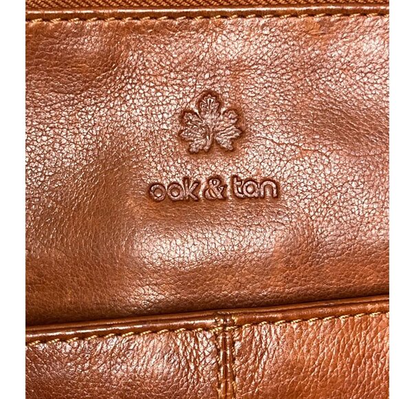 Oak & Tan Handmade Leather Backpack Rustic Chestnut Brown - Picture 6 of 14